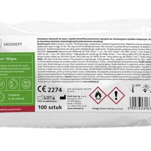 Velox wipes wkład chusteczki alkoholowe 100szt